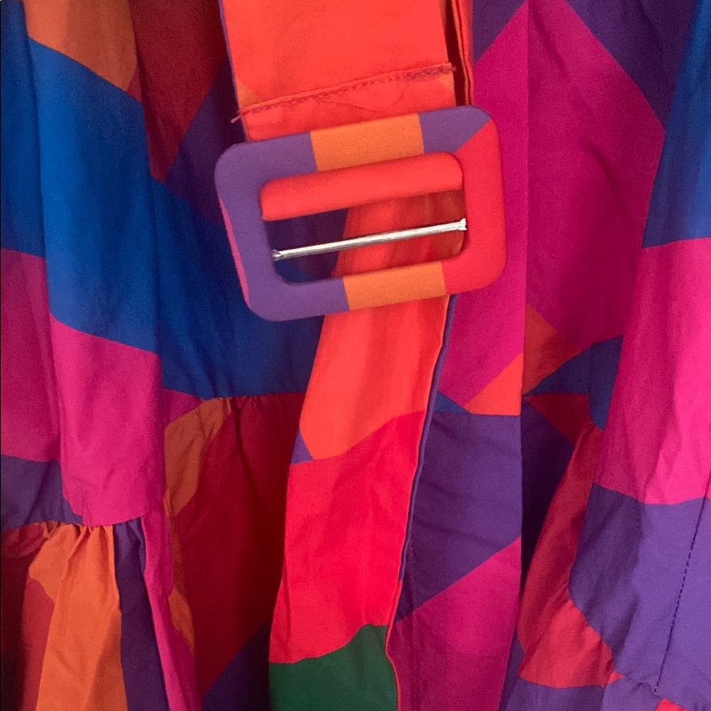 FARM Rio Colorful Geometric Midi Dress - Picture 8 of 9